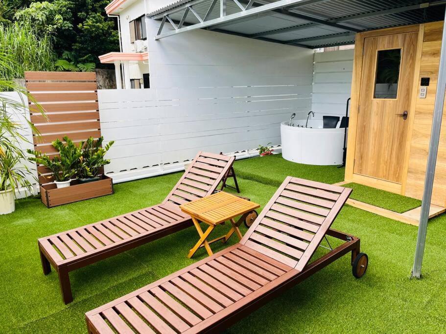 Vila 新規オープン サウナ Bbq ジャグジー付き 最大7名 無料駐車場4台 ビーチまで車で5分 Sky House Uruma Exteriér fotografie